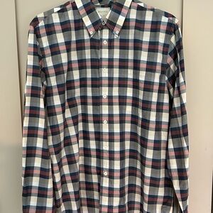 Billy Reid Multicolor Plaid Casual Shirt